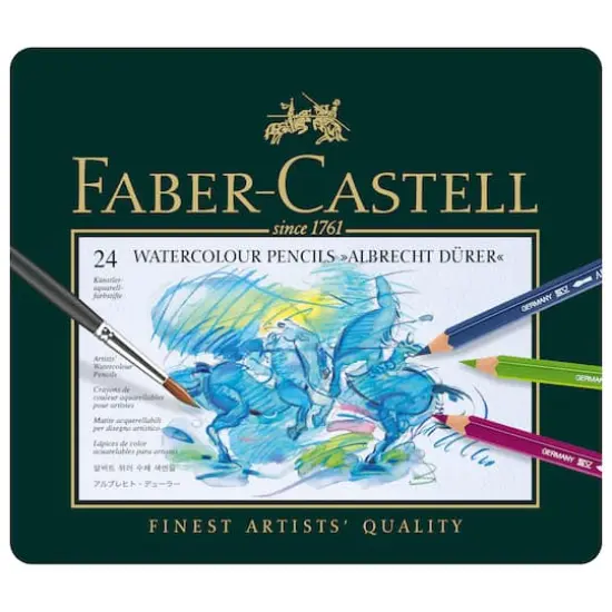 Faber-Castell Albrecht Durer 24 Color Watercolor Pencil Set {1}