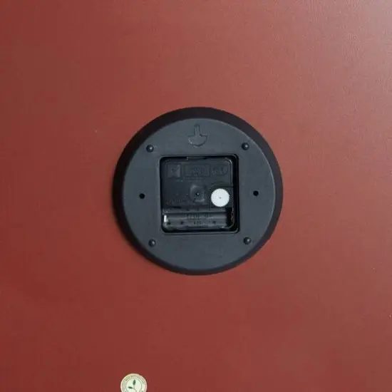 Turquoise Coastal Metal Wall Clock {7}