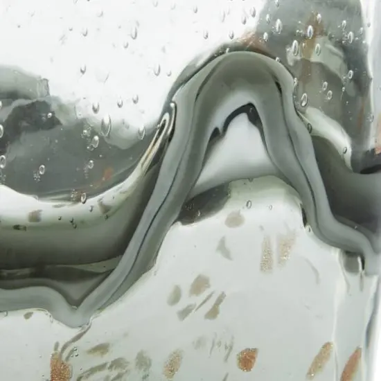 Gray Glass Contemporary Vase Set {5}