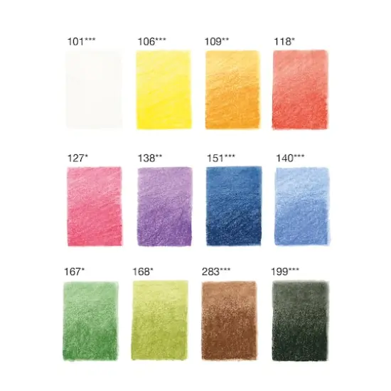 Faber-Castel Pitt 12 Color Pastel Pencil Set {4}