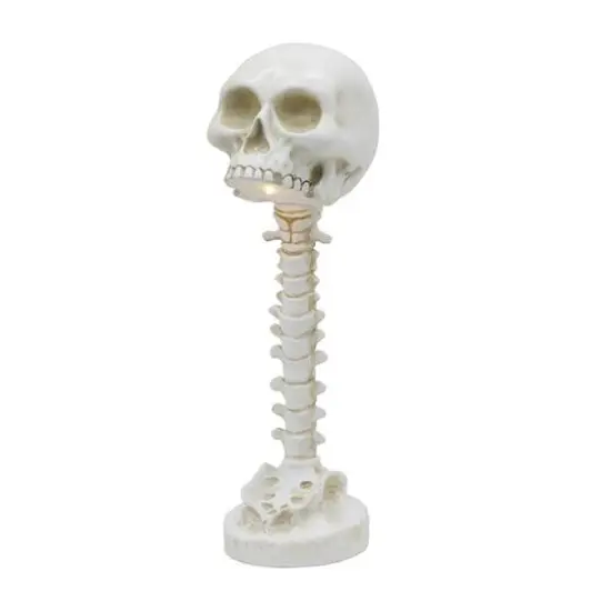 14.5" LED White Skull Stand Tabletop D&eacute;cor by Ashland&reg; {3}