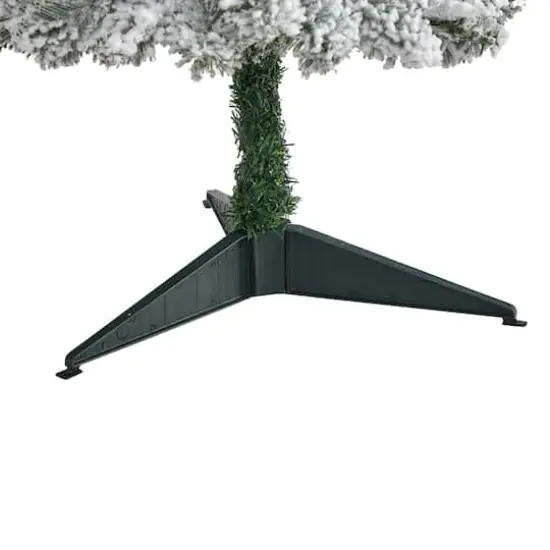 3ft. Pre-Lit Flocked Pencil Artificial Christmas Tree with Clear Lights {5}