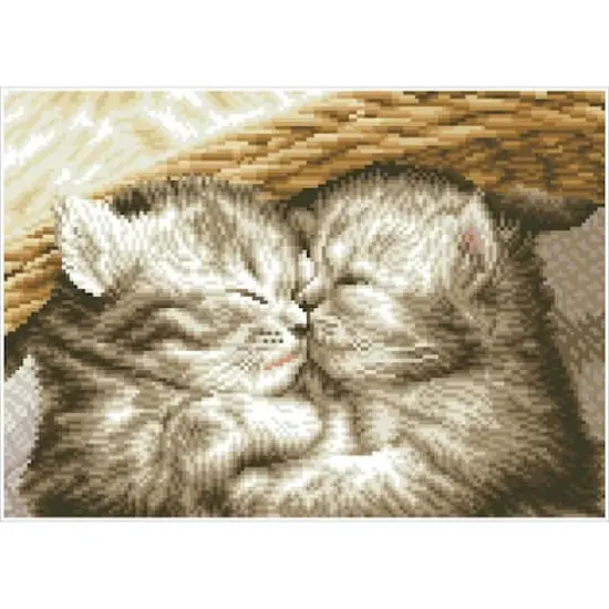 Diamond Dotz&reg; Intermediate Little Darlings Pre-Framed Diamond Painting Kit {3}