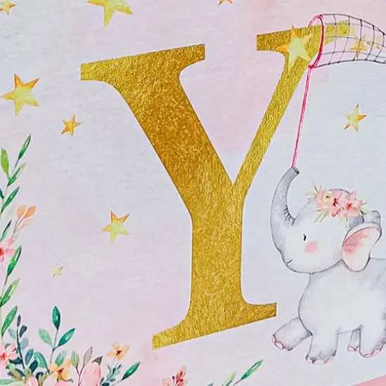 Kate Aspen&reg; Pink Elephant Baby Shower Block Box Set {5}