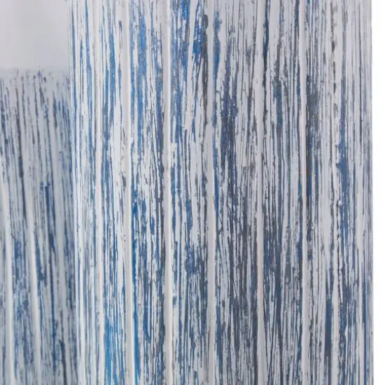 Blue & White Metal Brushed Vase Set {5}