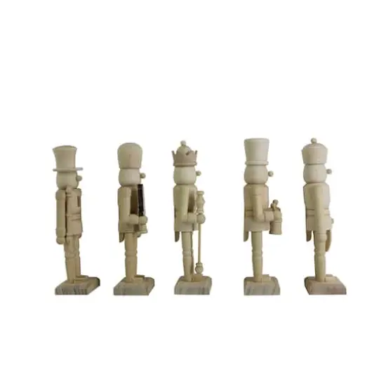 6" Classic 5 Piece DIY Pinewood Nutcracker Set by Make Market&reg; {5}