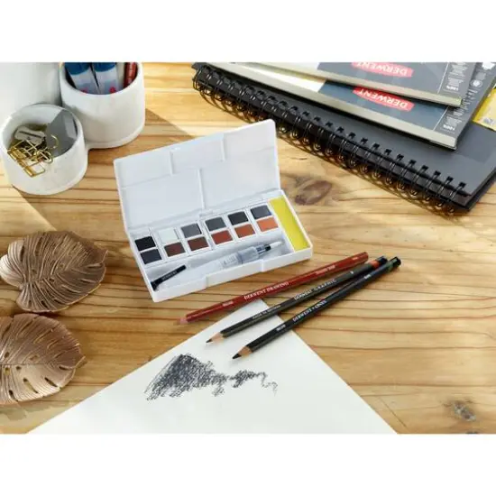 Derwent 12 Color Shade & Tone Mixed Media Set {8}