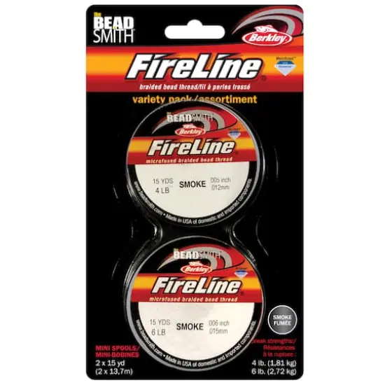The Beadsmith&reg; Fireline&reg; Braided Bead Thread Set, Smoke {1}
