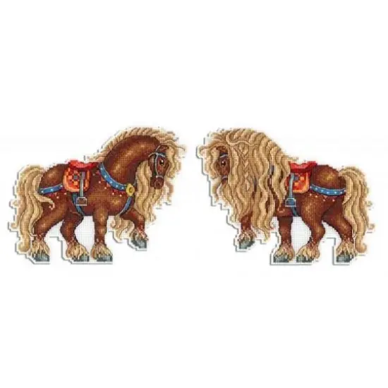 MP Studia Horse Plastic Canvas Counted Cross Stitch Kit {1}