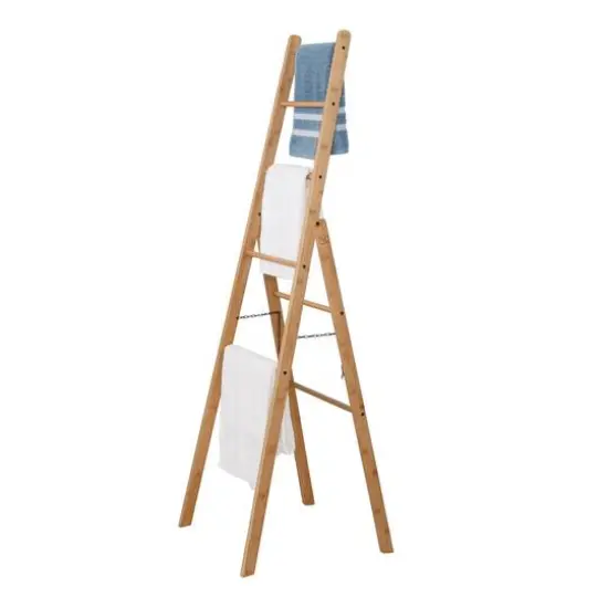 Honey Can Do Bamboo Clothes Drying Ladder Rack {19}