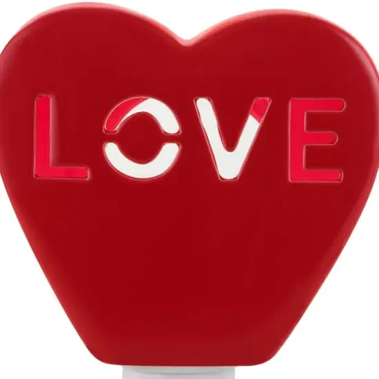 Miss Valentine Red Ceramic Candy Heart Love Nightlight {5}