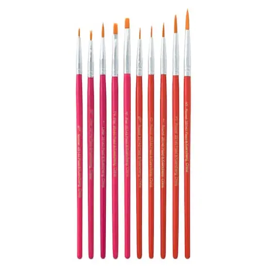 Mod Podge&reg; Detail Brush Set, 10 Pieces {1}