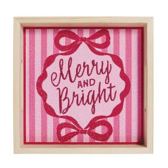 10" x 10" Merry & Bright Diamond Art Tray Kit by Make Market&reg; {1}