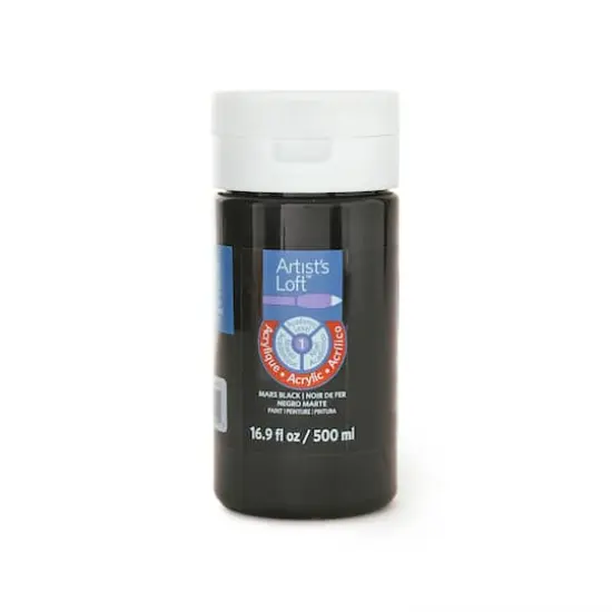 Acrylic Paint by Artist's Loft&trade;, 16.9oz. Mars Black {1}