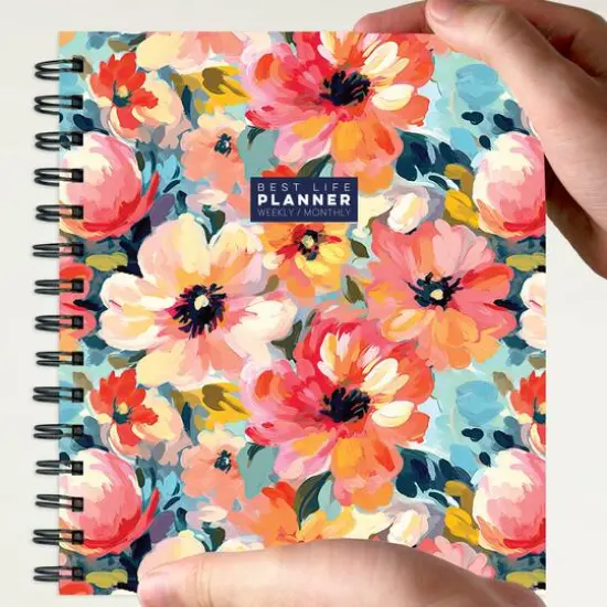 Floral Weekly Monthly Luxe Planner {9}