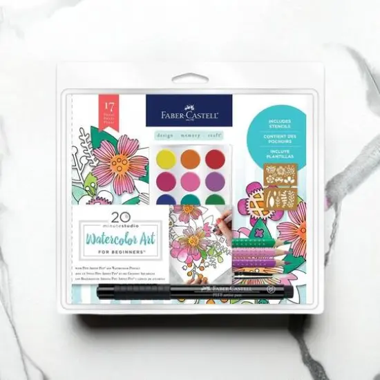 Faber-Castell&reg; Watercolor Art for Beginners&trade; Set {1}