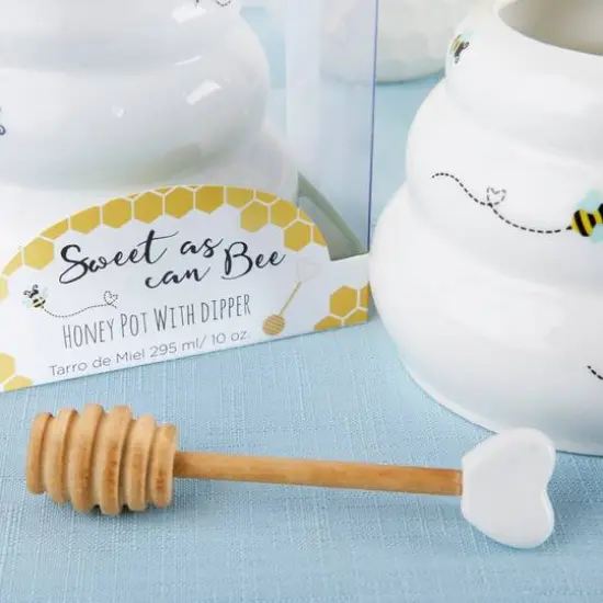 Kate Aspen&reg; Sweet As Can Bee Ceramic Honey Pot {3}