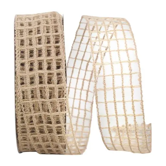 The Ribbon Roll Jute Box Wired Ribbon {1}