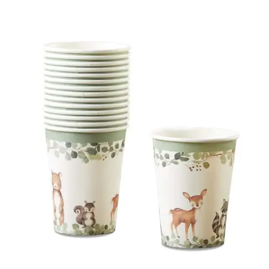 Kate Aspen&reg; 8oz. Woodland Baby Paper Cups, 64ct. {1}