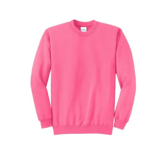 Port & Company&reg; Core Fleece Crewneck Sweatshirt Neon Yellow {2}