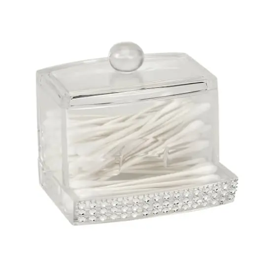Pave Diamond Q-Tip Box {4}
