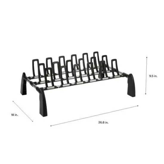 Organize It All 9 Pair Floor Shoe Rack {5}