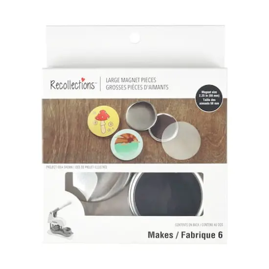 Large Button Magnet Pieces by Recollections&trade; {1}
