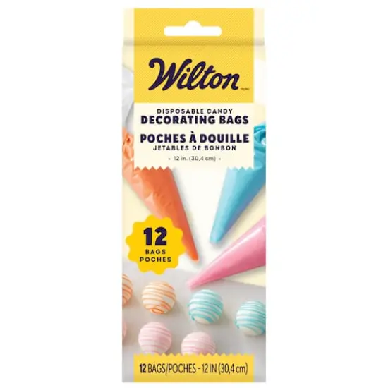 Wilton&reg; Disposable Candy Decorating Piping Bags, 12ct. {1}
