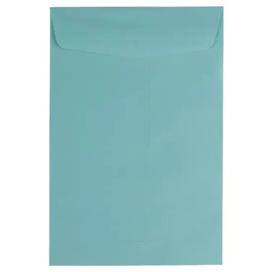 JAM Paper 6" x 9" Open End Catalog Premium Envelopes, 25ct. Aqua Blue {1}