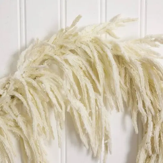 5ft. Artificial Real Touch White Norfolk Island Pine Garland with Natural Look {4}