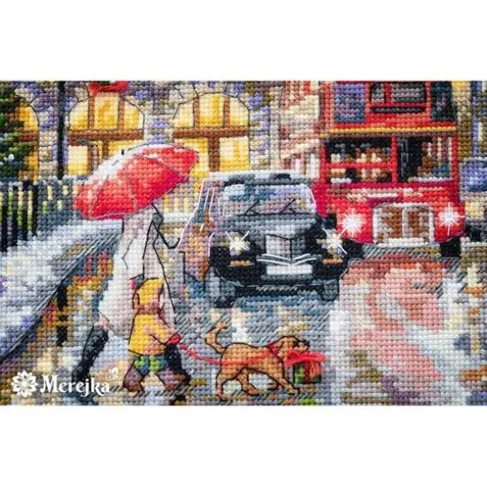 Merejka London Counted Cross Stitch Kit {6}