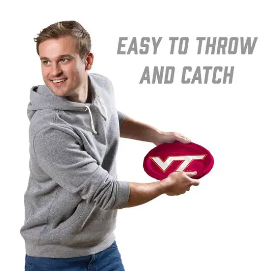 NCAA Flimzee Bean-Bag Flying Disc Virginia Tech Hokies {5}