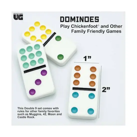 Double 9 Chickenfoot&reg; Dominoes {9}