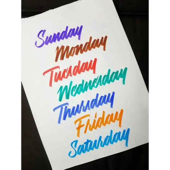 Manuscript CalliCreative 12 Color Flexi Tip Marker Set {5}