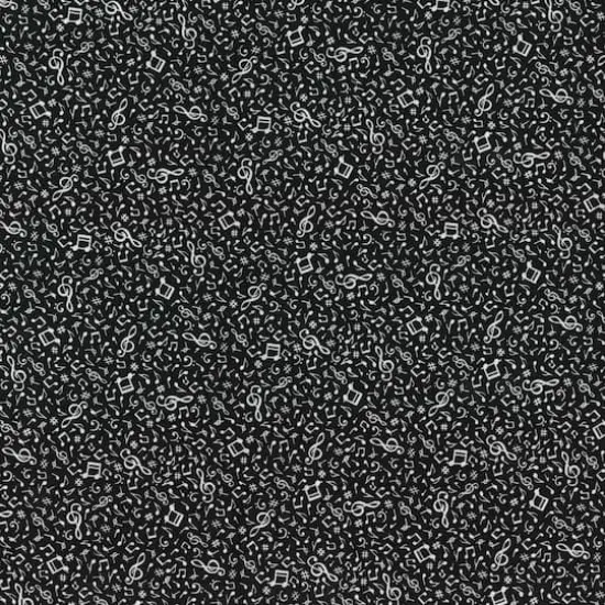 Fabric Traditions Music Notes Cotton Fabric {1}