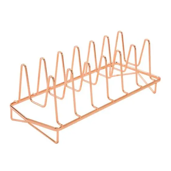 Kitchen Details 13.5" Geode Lid Organizer Copper {1}