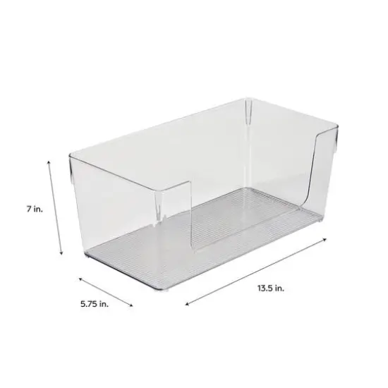 Simplify Open Front Clear Rectangular Organizer {6}