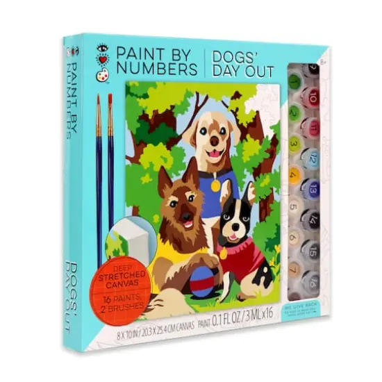 Paint by Numbers Dogs' Day Out {1}