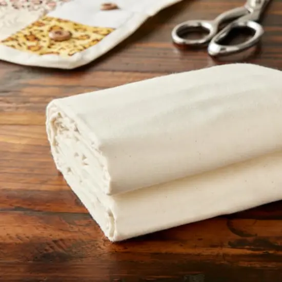 Cotton Fabric Bundle by Loops & Threads&reg;Muslin White {3}