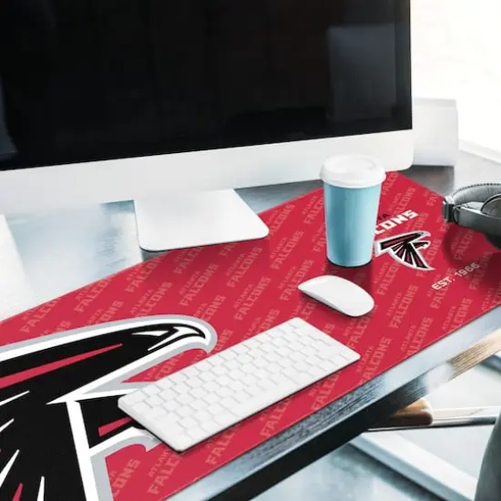 Logo Series Desk Pad Atlanta Falcons {5}
