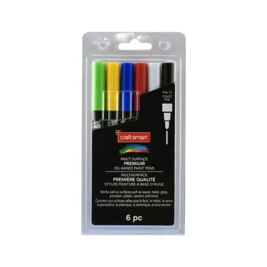 Premium Fine Tip Oil-Based Paint Pens by Craft Smart&reg; {1}