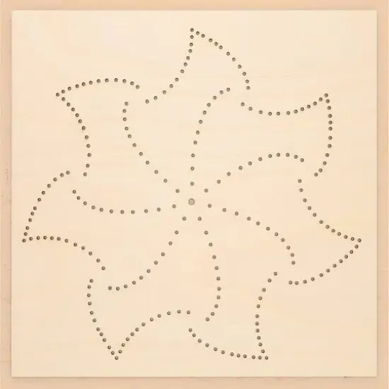 Leisure Arts&reg; Pinwheel Stitched String Art Panel Kit {5}