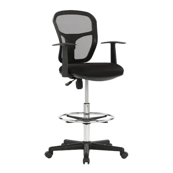 Studio Designs Riviera Height Adjustable Drafting Chair with Mesh Back {1}
