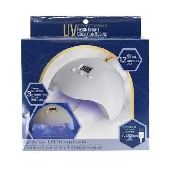 Blue Moon Studio&trade; UV Resin Craft Large UV-LED Resin Lamp {1}