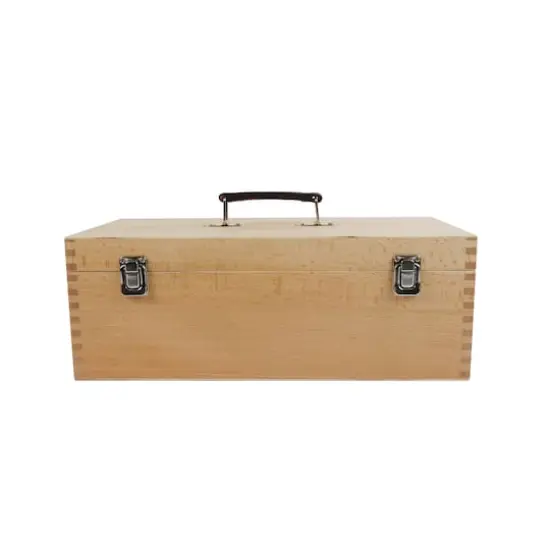 Large Wooden Storage Box by Artist's Loft&trade; {1}