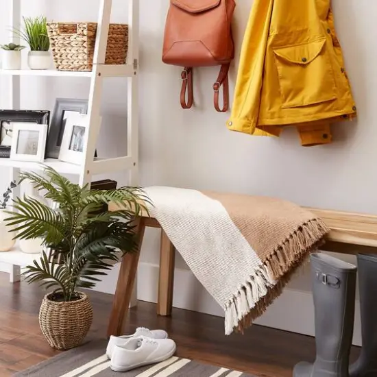 DII&reg; Stone Four Square Woven Throw {7}