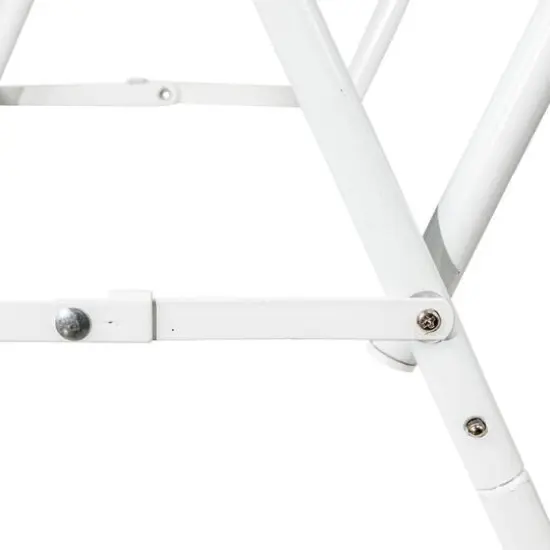 Household Essentials 34" White Clothes Drying Rack {9}