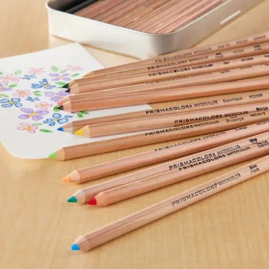 Prismacolor&reg; Premier Watercolor Pencil 24 Color Tin {3}
