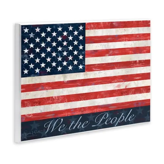 Stupell Industries We The People Flag Wall Plaque Art {4}