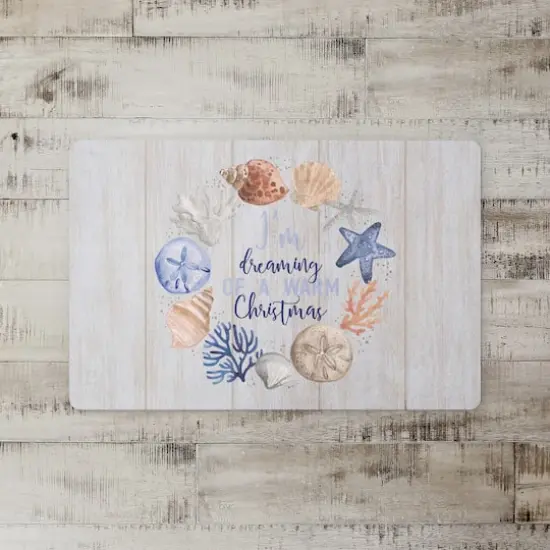 I'm Dreaming of a Warm Christmas Floor Mat {3}